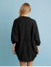 Ribbed Open-Front Knit Cardigan 